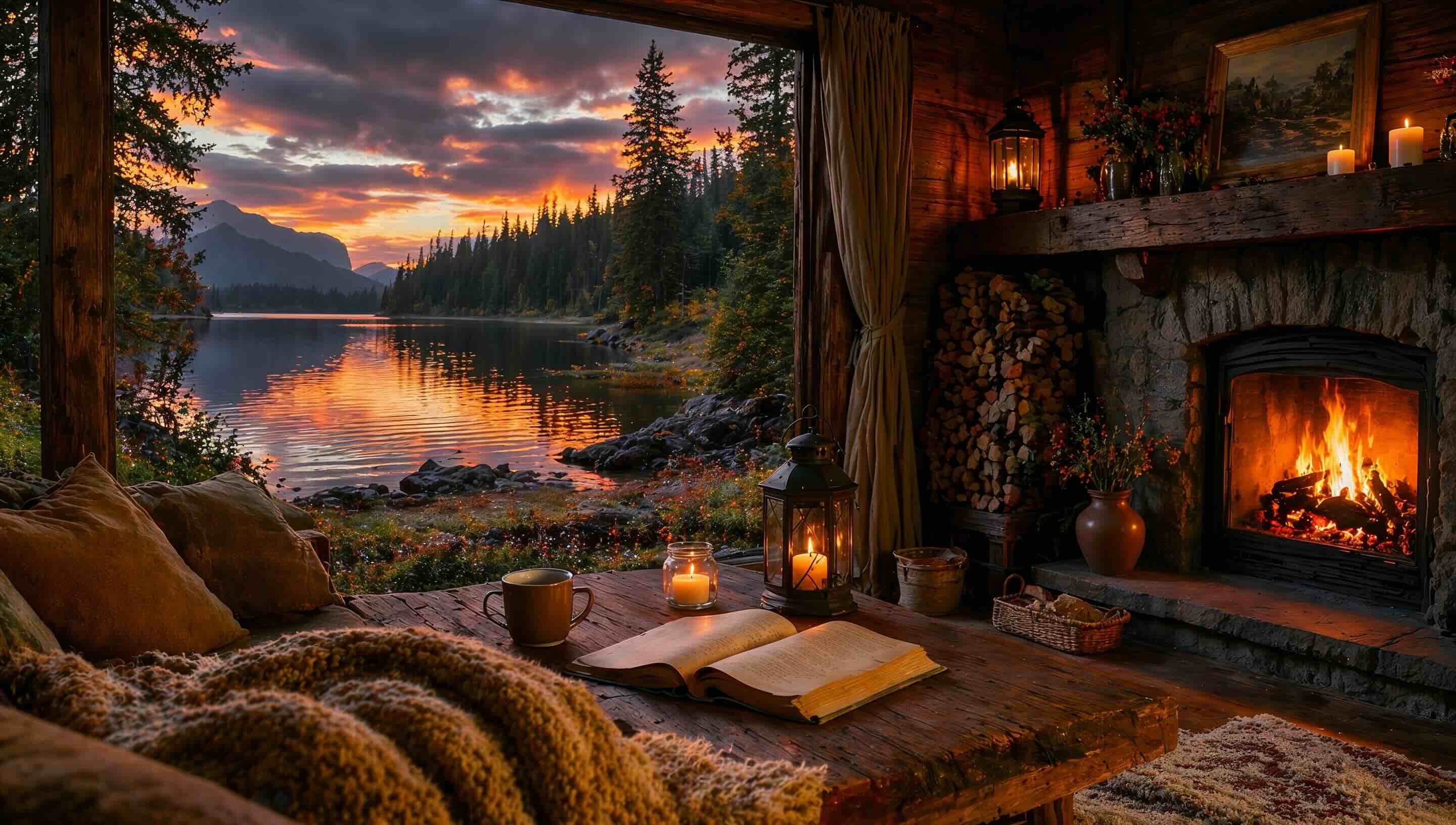 Ambiente Relajante en el lago
