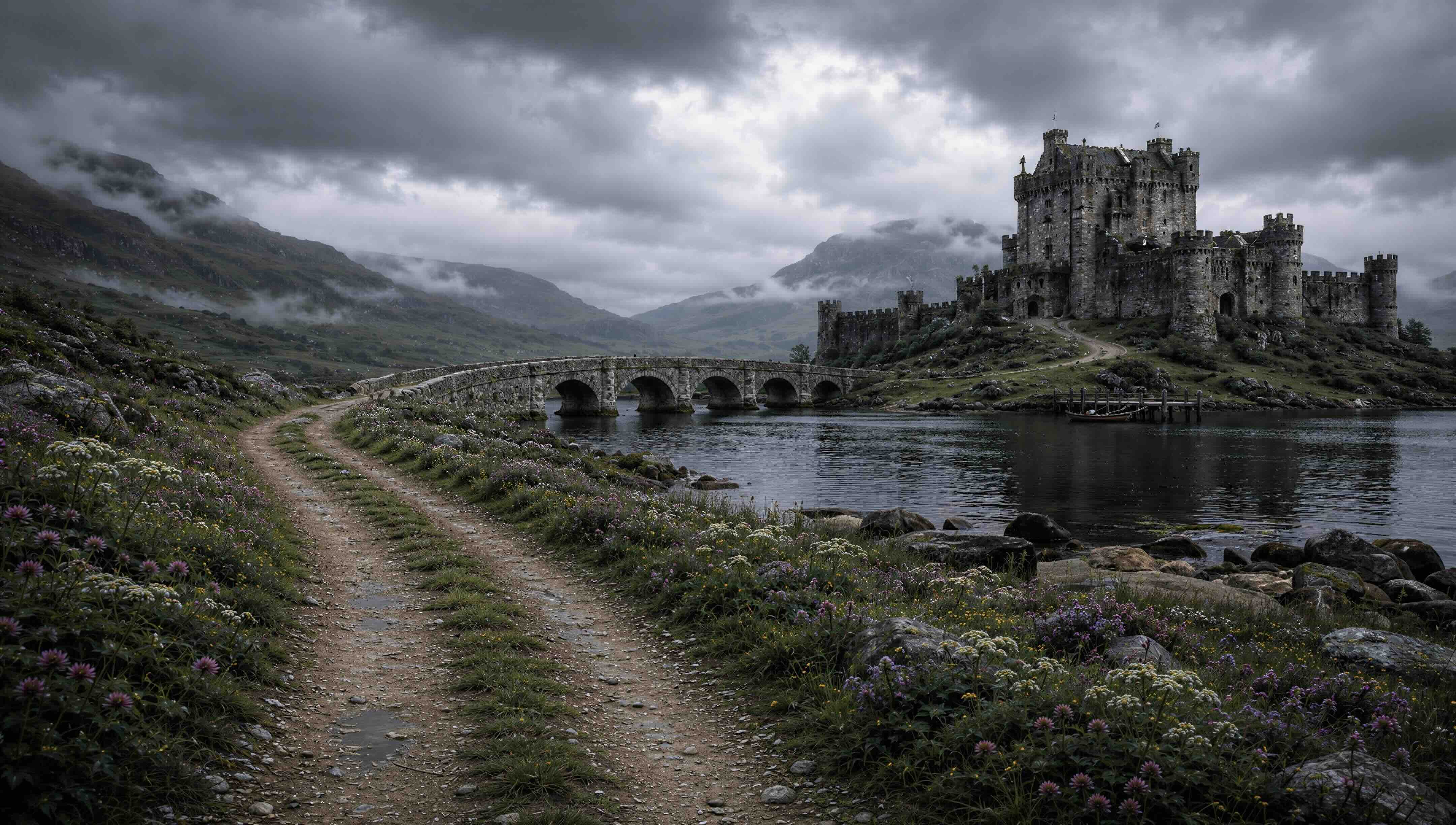Castillo en el lago