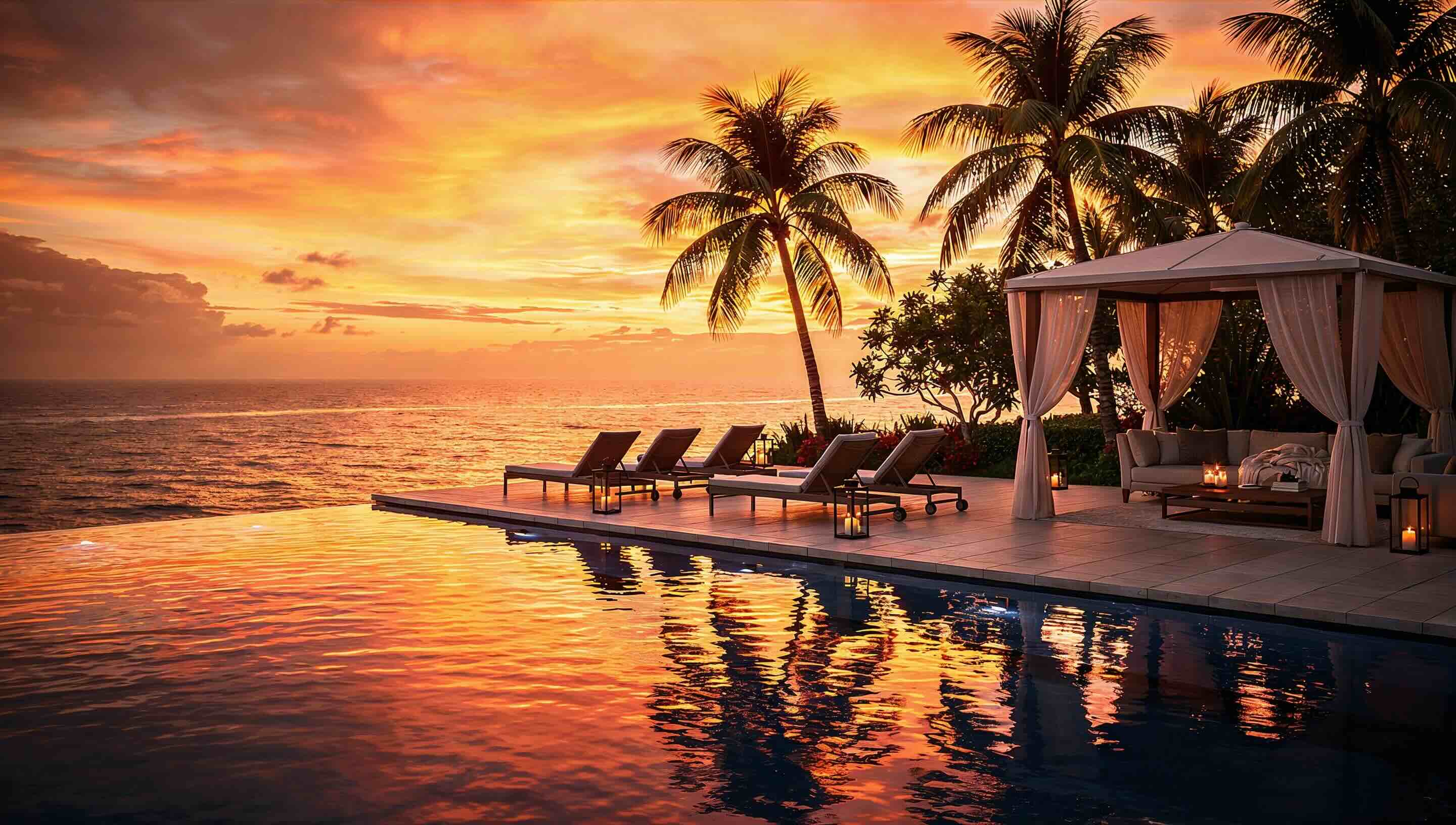 Sunset Pool Chillout